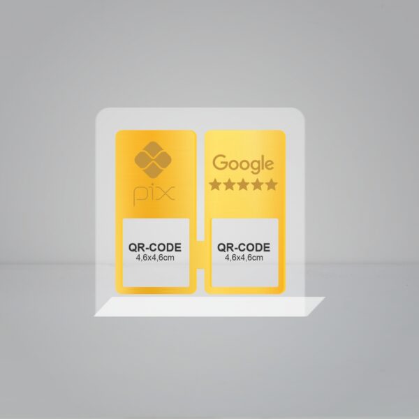 Placas em Acrílico - Dois Qr Code - Imagem 3
